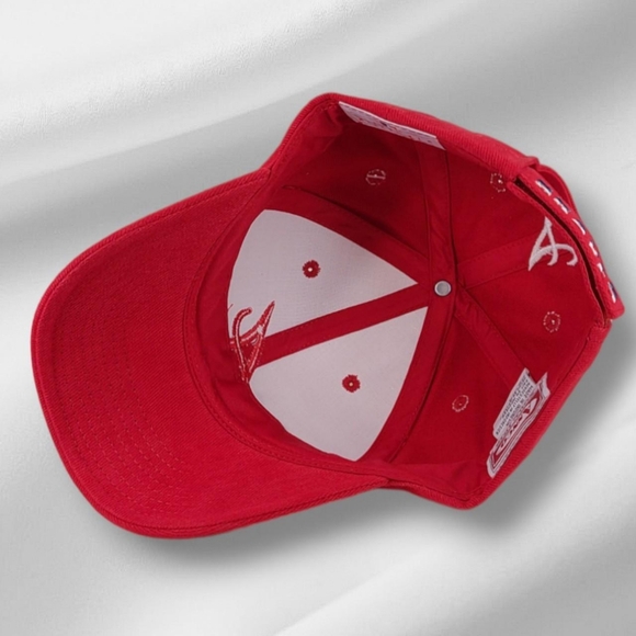 New Mens Vintage Atlanta Braves Snapback Cap Hat - Picture 3 of 5